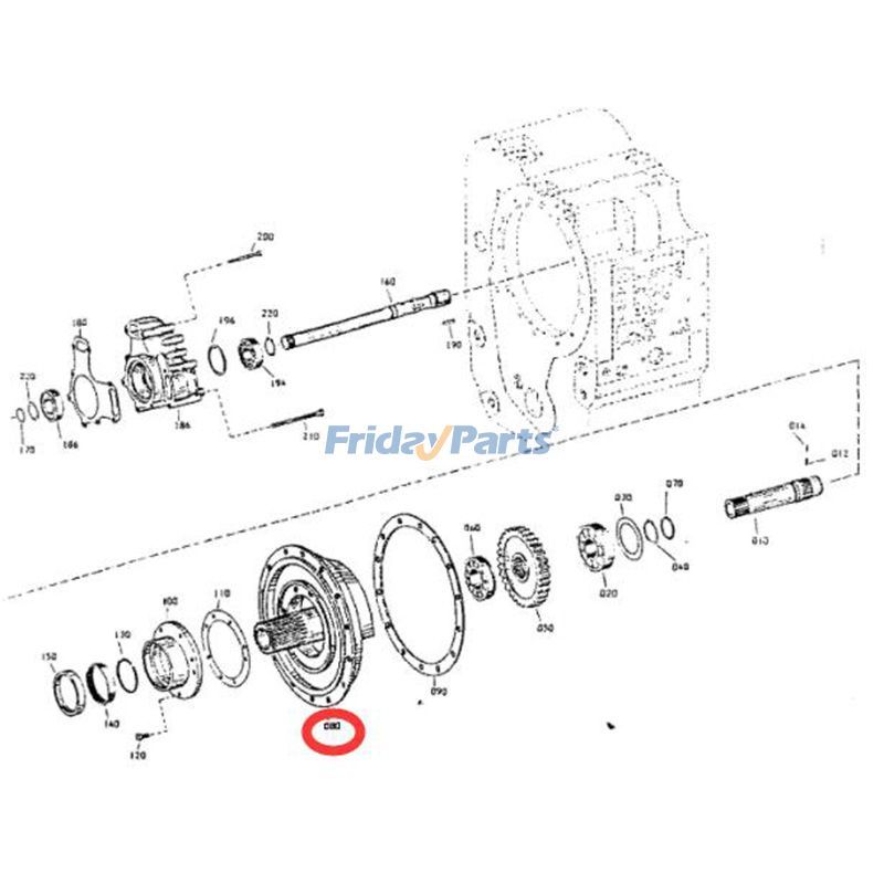 FridayParts Oil Feed Flange Wheel