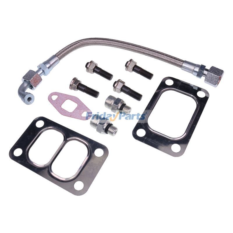 Oil Feed Line Tube Gasket Kit for Cummins Engine ISB Dodge Ram 2500 3500 4500 5500 Freightliner MT55 MT45