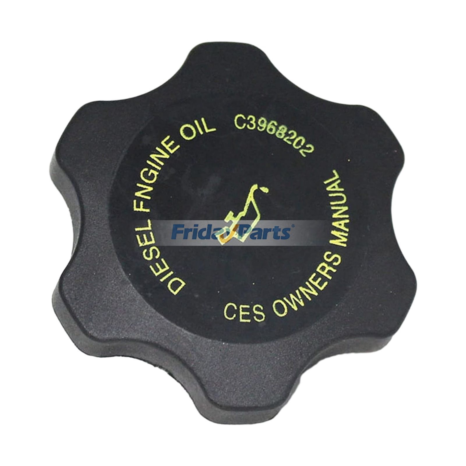 Oil Filler Cap 3973511 3968202 for Cummins Engine QSB5.9 QSZ13 QSL9.3 QSL8.9 QSB6.7 4B3.9 ISB ISBE4 ISL9 QSB6.7 QSC9