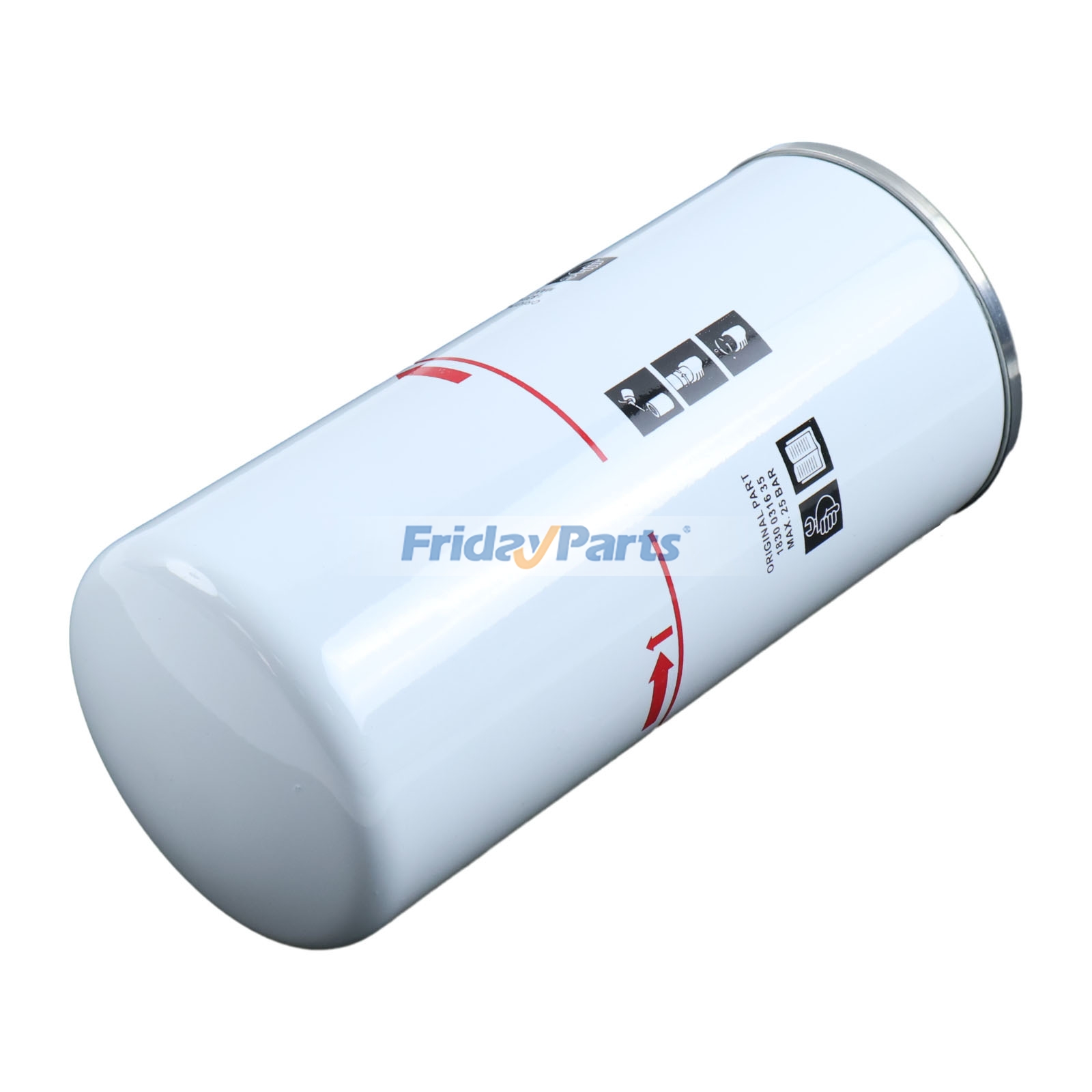 Filtro de óleo 1830031635 para compressor de ar Atlas Copco