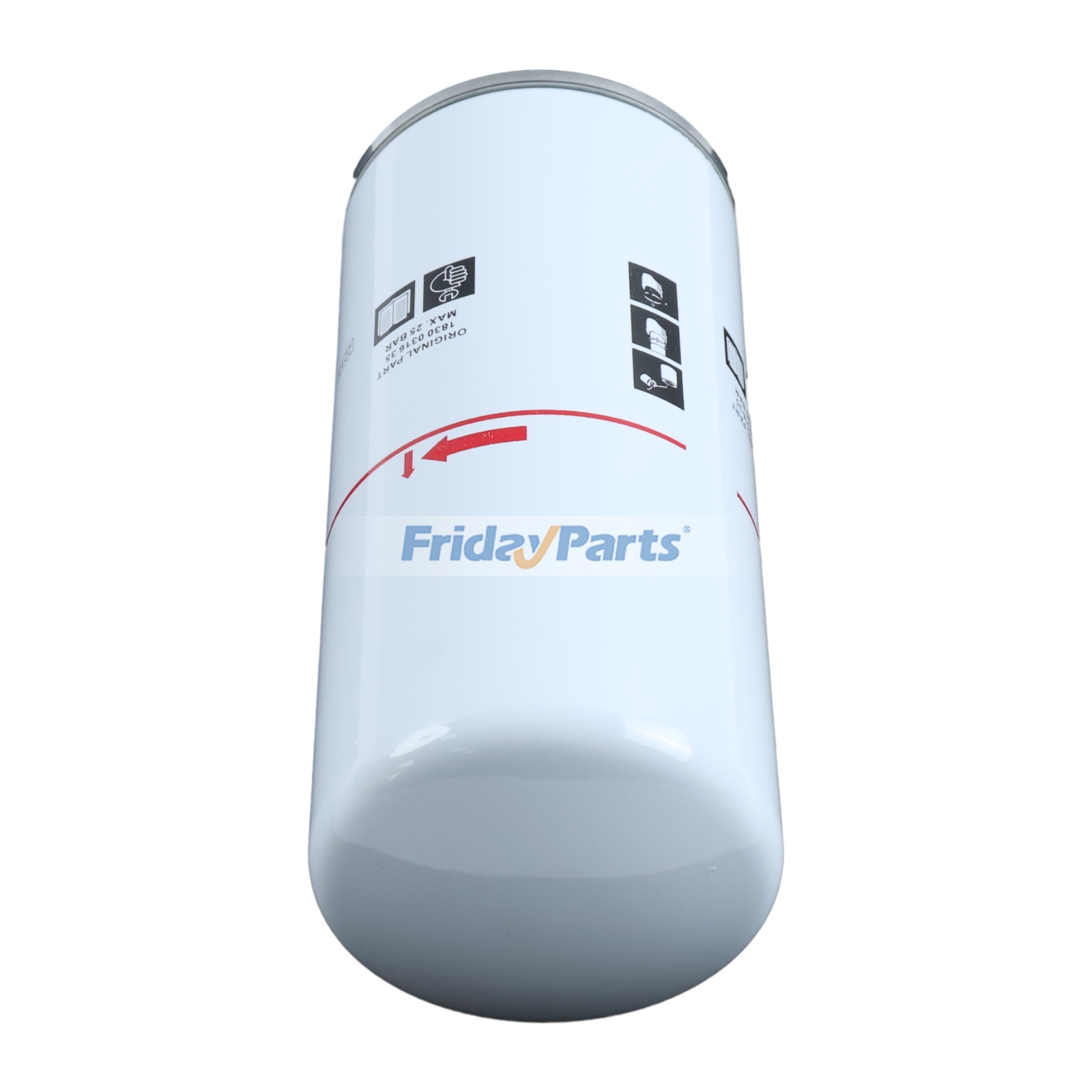 Filtro de óleo 1830031635 para compressor de ar Atlas Copco FridayParts