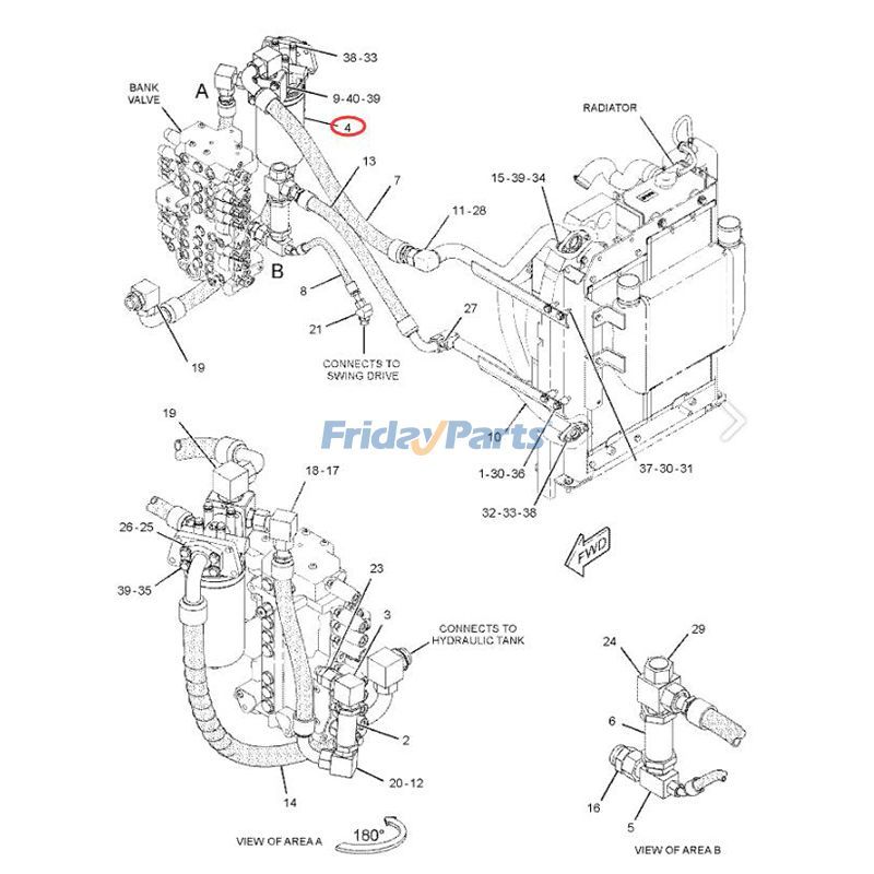 FridayParts Ölfilter Caterpillar CAT