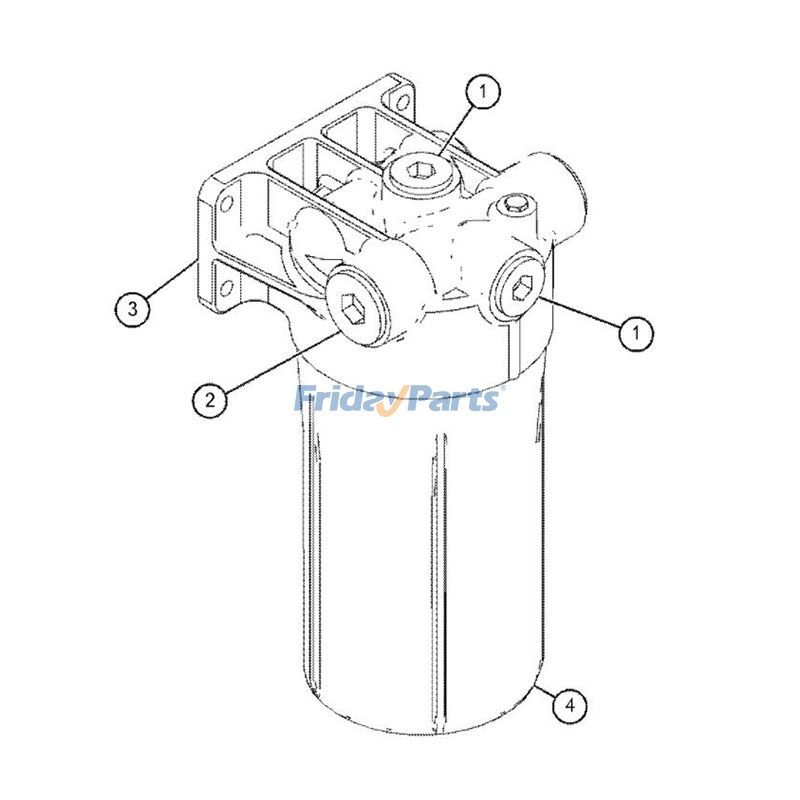 Oil Filter 5000483 for Caterpillar Engine C9.3B Excavator CAT 336 340 ...