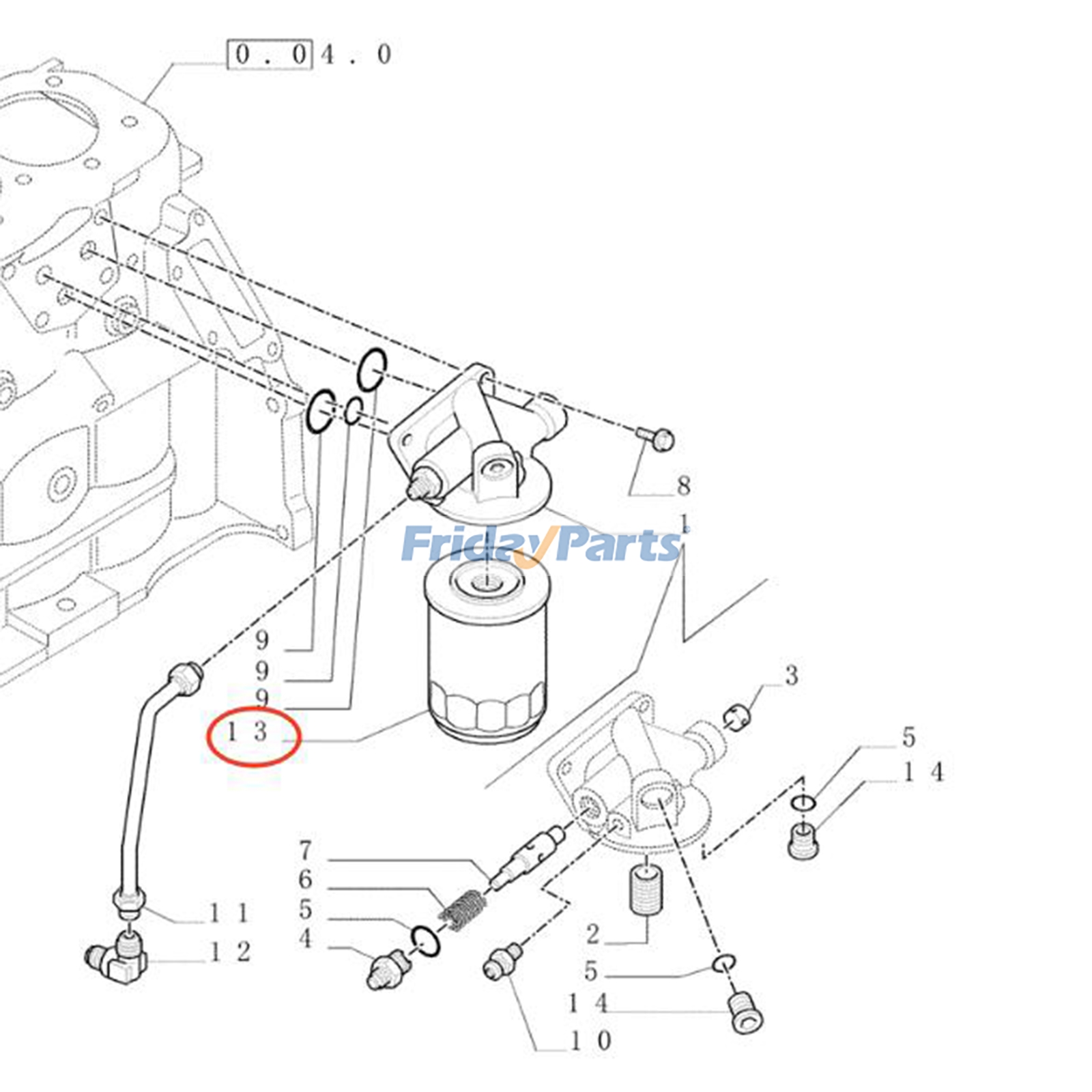 Oil Filter for Engine,Tractor