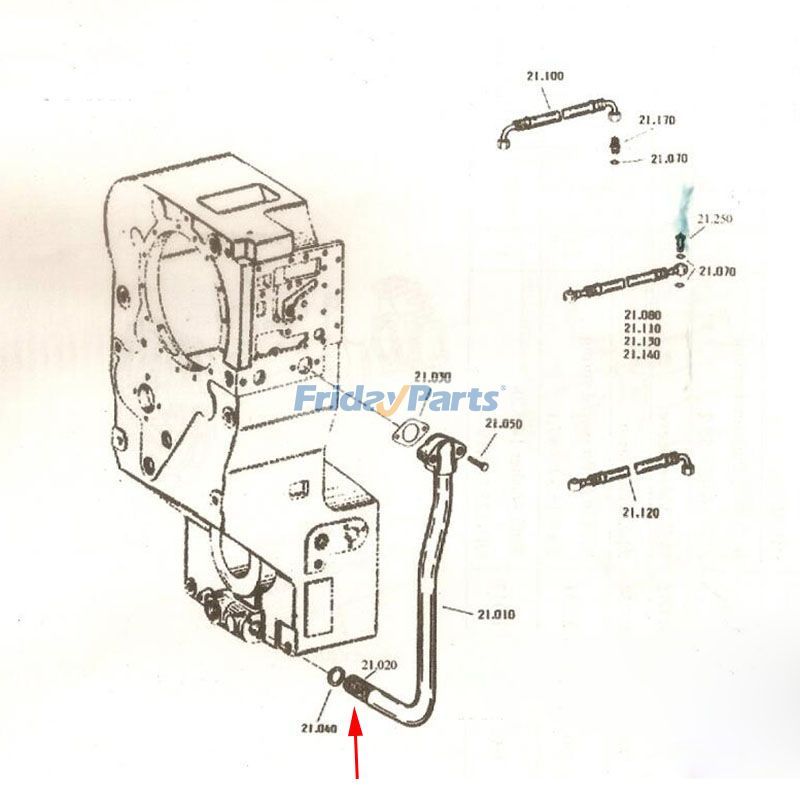 Ensemble filtre à huile pour boîte de vitesses de transmissionpour Tracteur,Autres Équipements de Construction