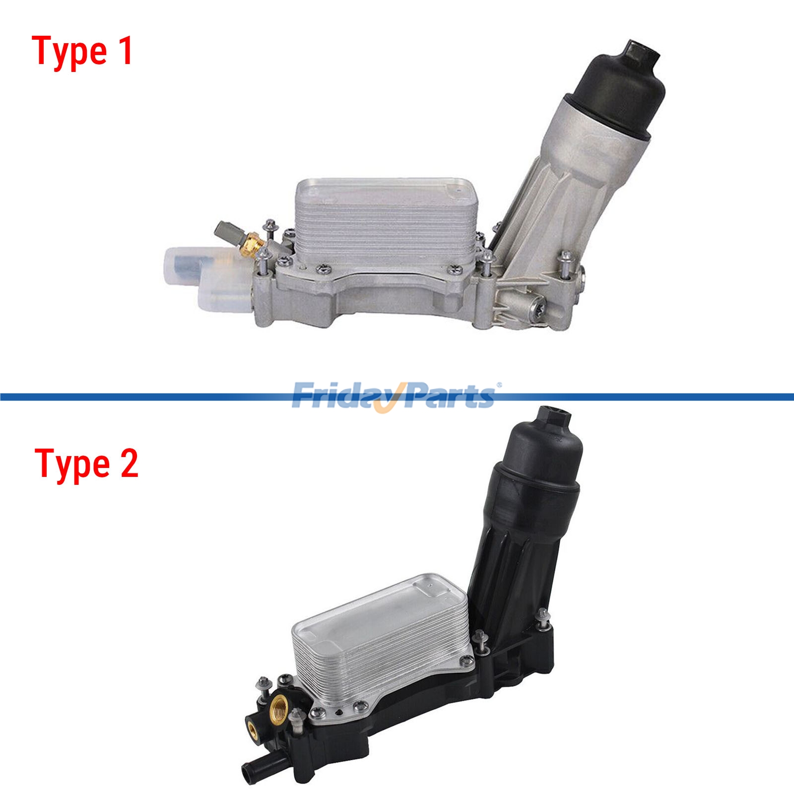 FridayParts Ölfiltergehäuse-Adapter Chrysler Jeep Ram