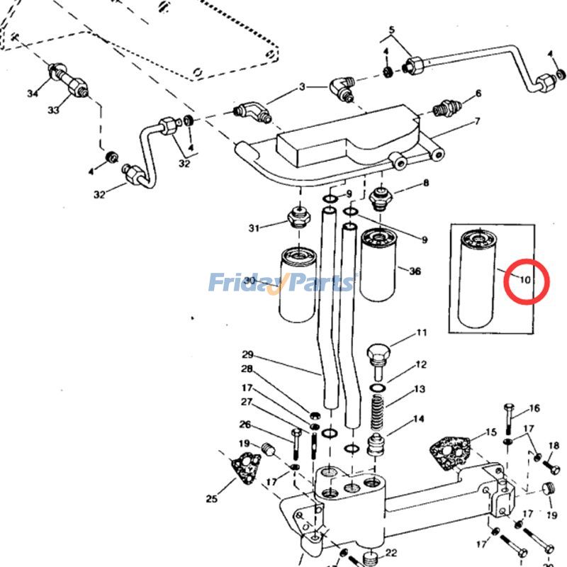  Oil Filter  For JOHN DEERE