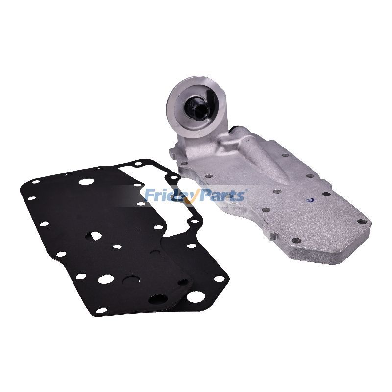 FridayParts Ölfilterhalterung Kopfkühlerdeckel mit Dichtung