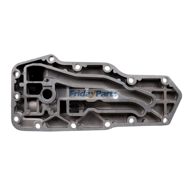 Couvercle de refroidisseur de tête de support de filtre à huile 4934218 Moteur Cummins B5.9L 6B 6BT 6BTApour