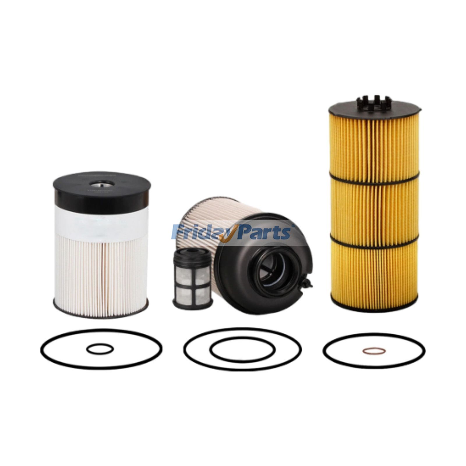 Kit de filtre à huile et à carburant pour moteur Detroit DD13 DD15 DD16