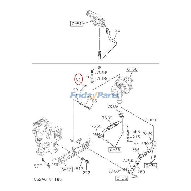 Oil Line John Deere for Engine,Excavator