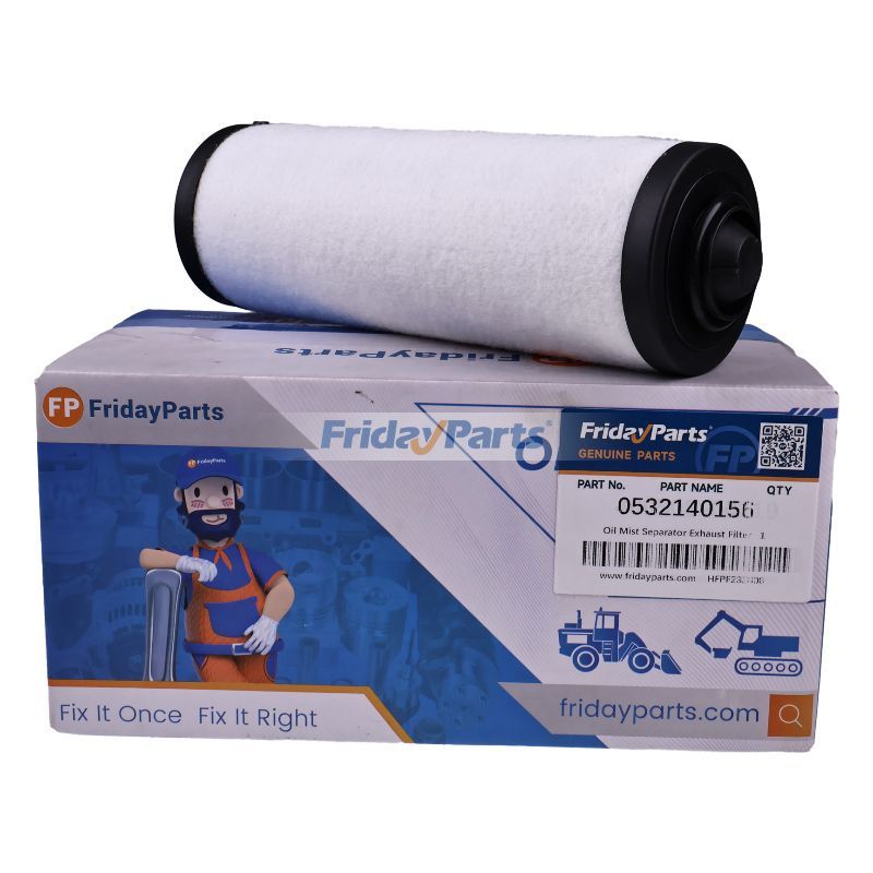 Busch 真空ポンプ RA0025F RA0040F 用オイルミストセパレーター排気フィルター 0532140156