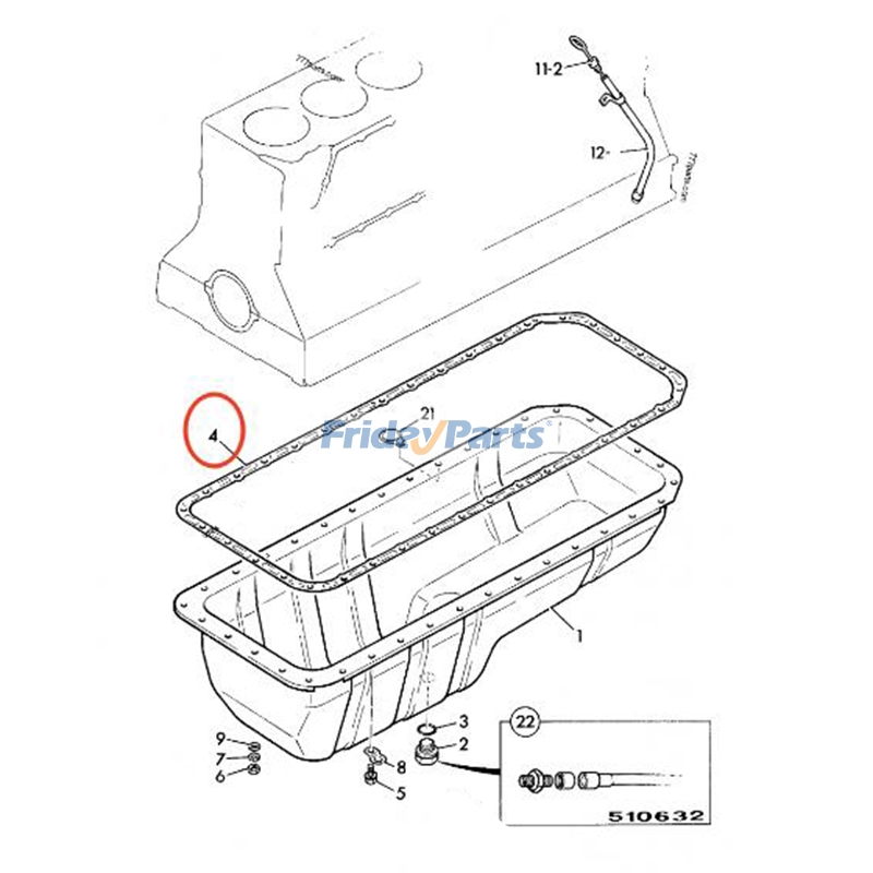 Oil Pan Gasket for Engine,Excavator