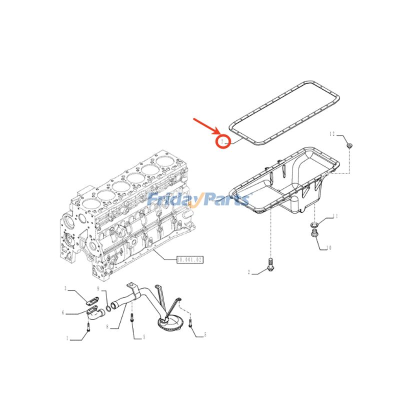 Oil Pan Gasket for Engine,Loader