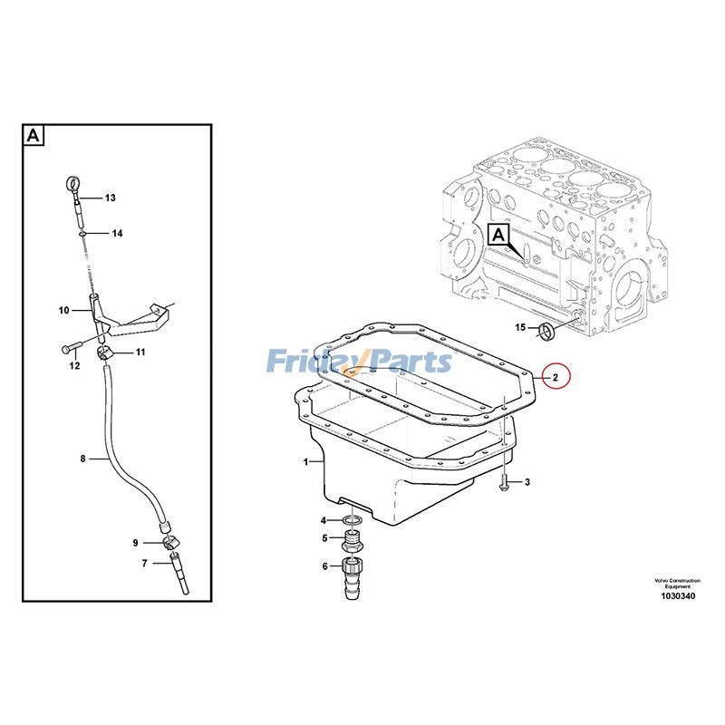 Oil Pan Gasket for Excavator,Loader