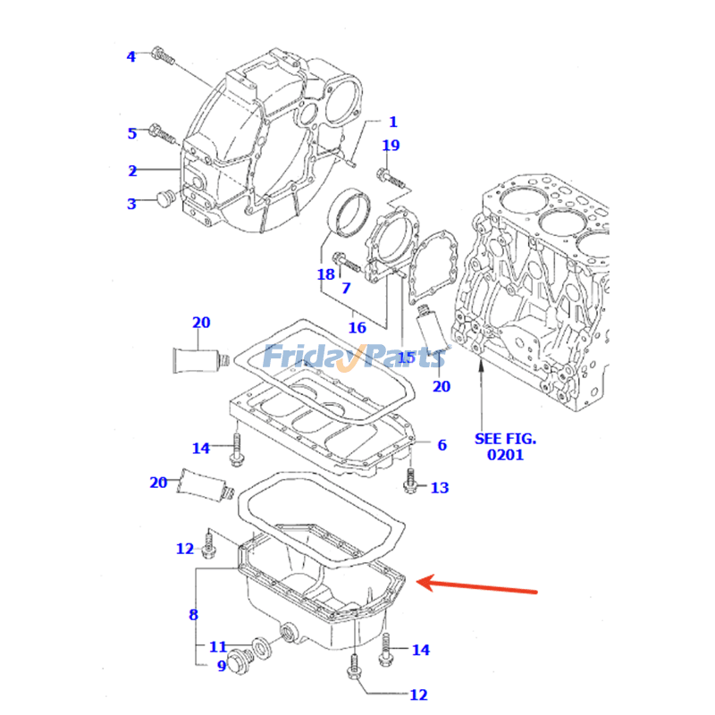 Oil Pan for Engine,Excavator