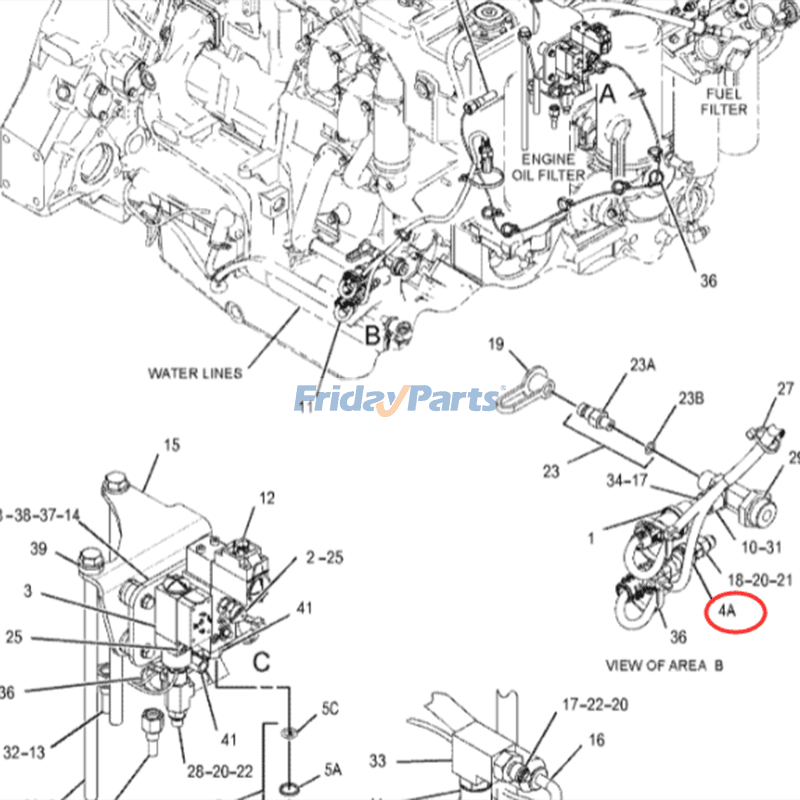  Oil Pressure Sensorerpillar CAT 324D 325D For CAT