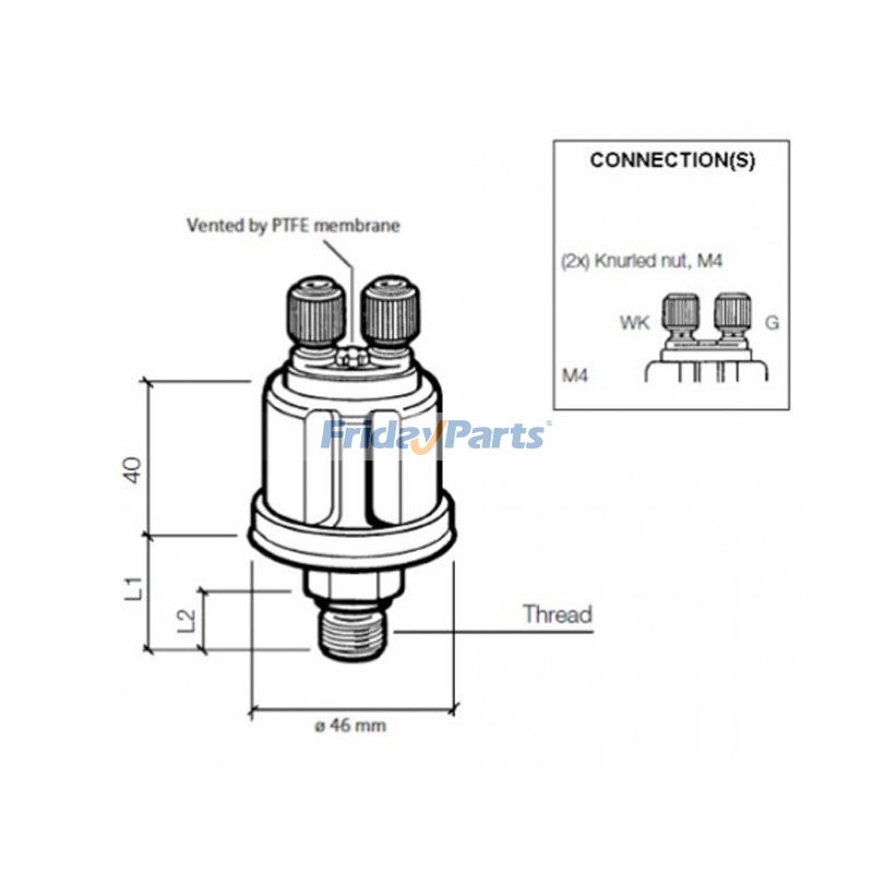 Oil Pressure Sensor Switch for Others