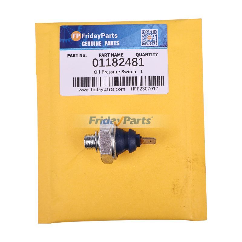 Interruptor de presión de aceite 01182481 para motor Deutz FL914 912