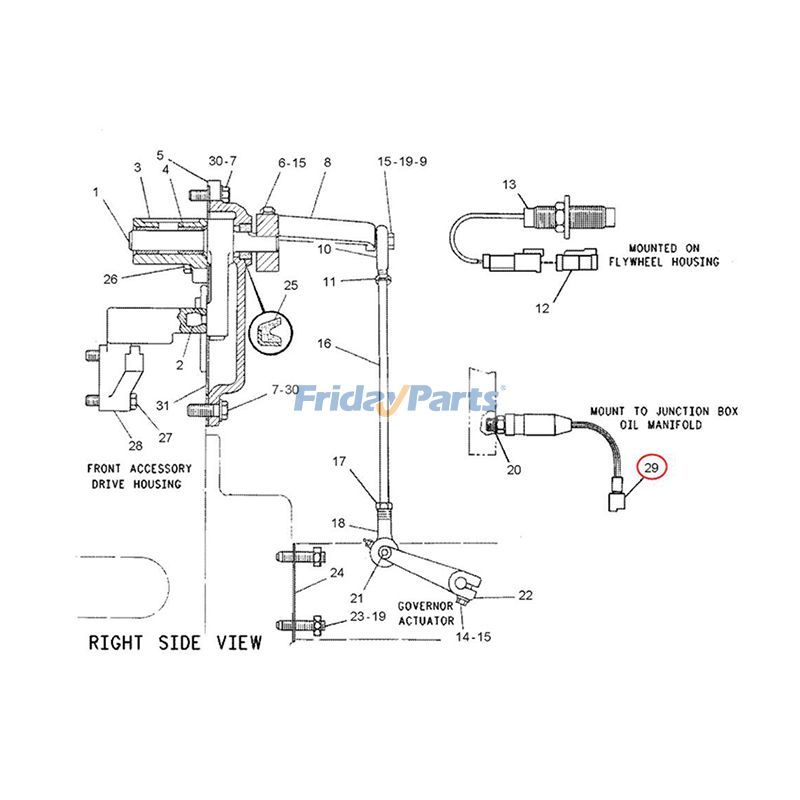  Oil Pressure Switcherpillar CAT For CAT