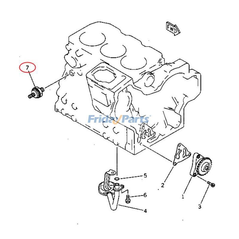 Oil Pressure Switch For YANMAR Tractor
