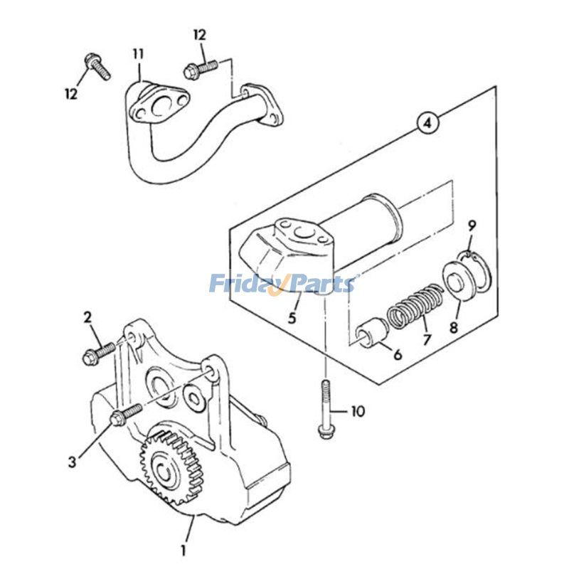 Loader Oil Pump Wheel