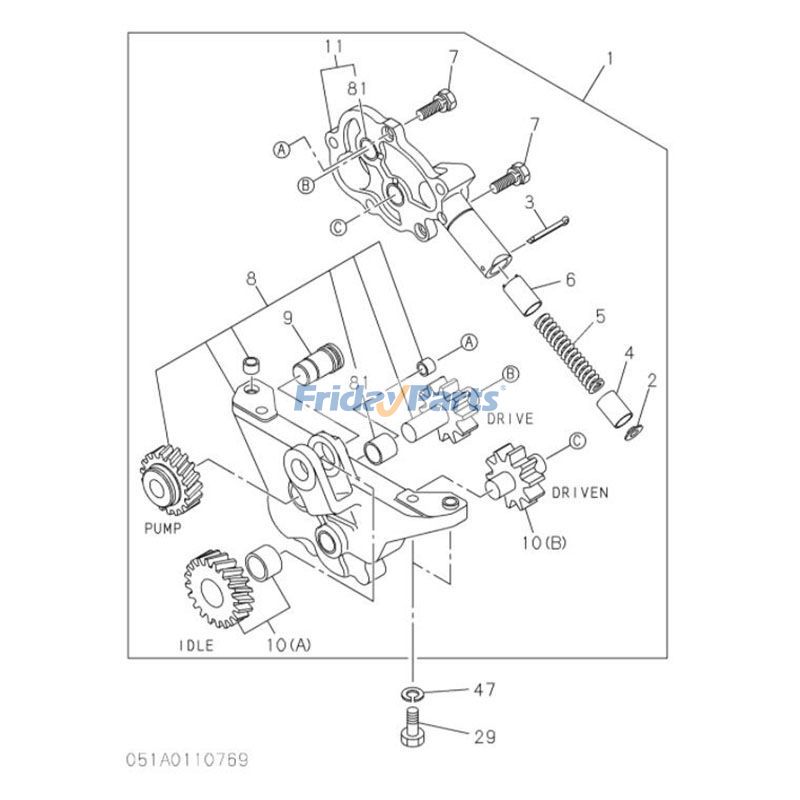 Oil Pump Hitachi in Stock in China