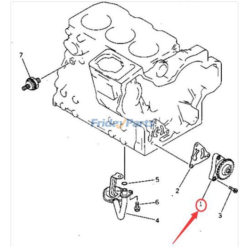 Oil Pump Skid Steer for Engine,Loader