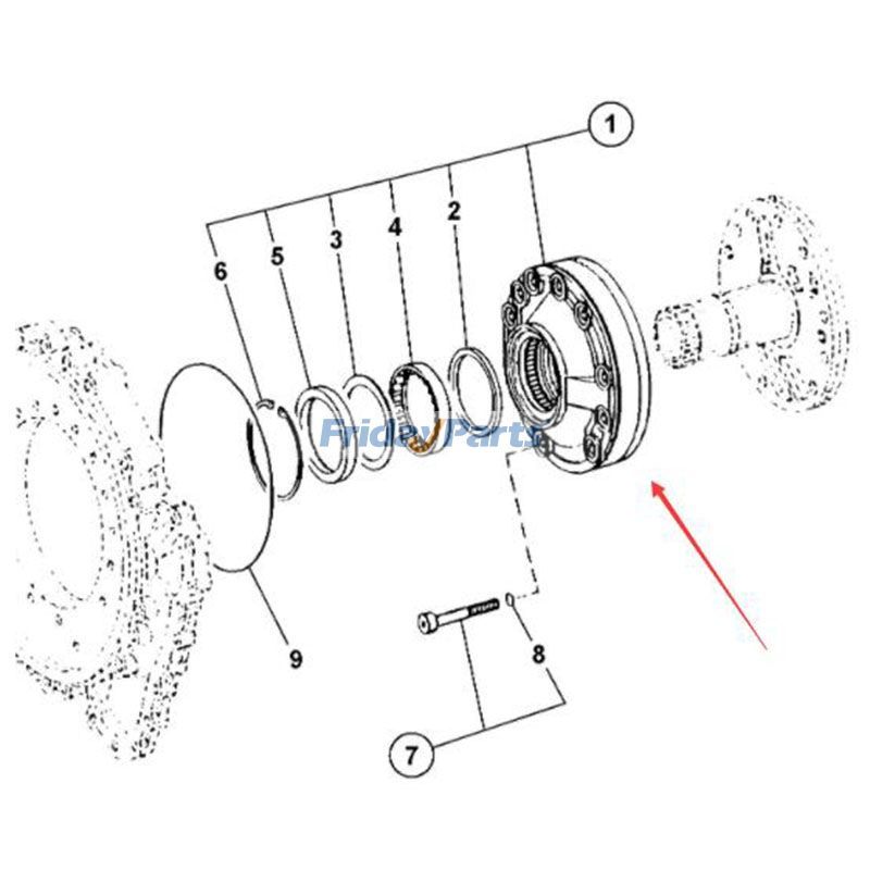 FridayParts Oil Pump Wheel Dump