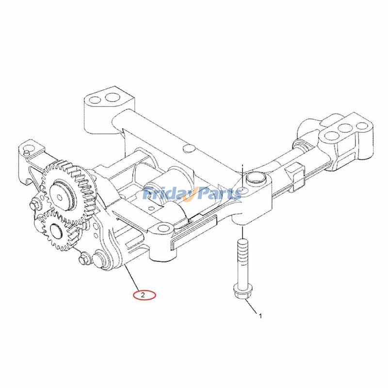 FridayParts Oil Pumperpillar CAT M313C MM317D2 Backhoe