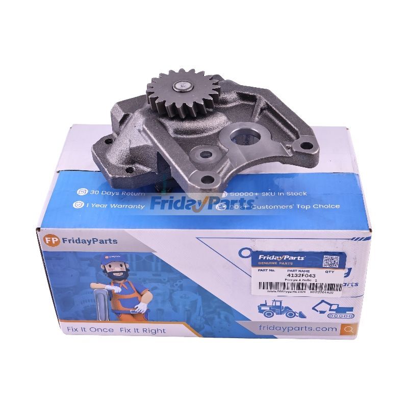 Oil Pump 4132F043 for Perkins Engine 1006-6 JCB Tractor 125 425 1115