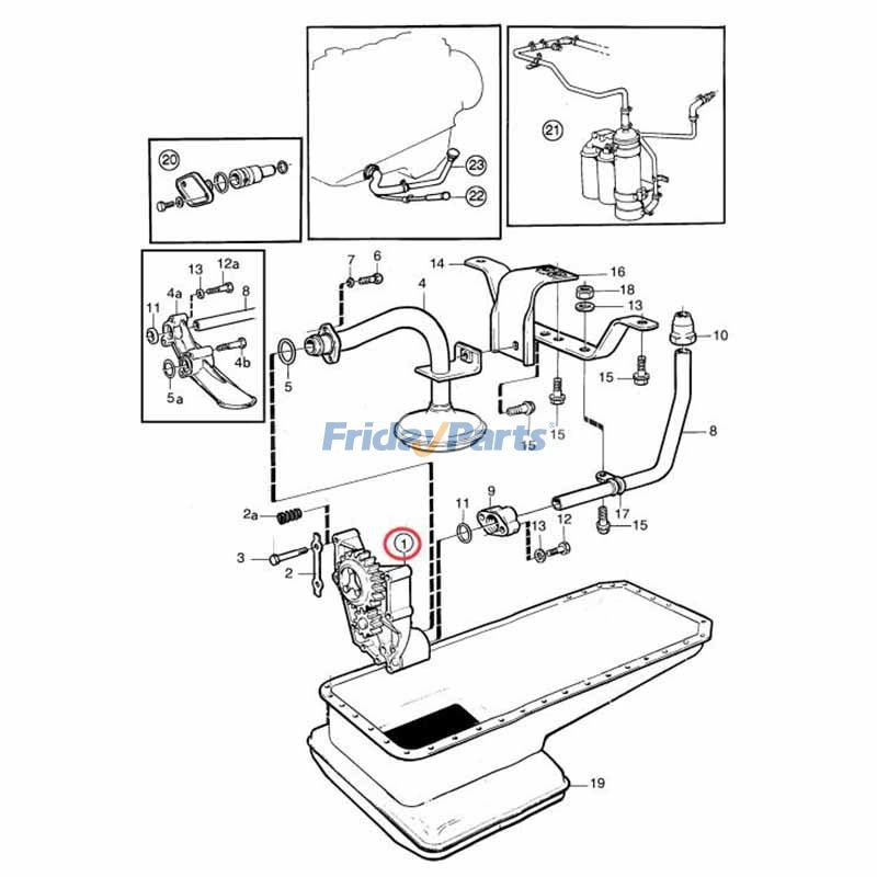 Pompe à huile 478649 pour moteur Volvo D10 D10B TD103KAE TD121KG TD122KLE camion F12 FL10 FM10pourPour VOLVO