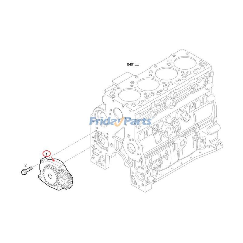 Oil Pump Windrower WDX1002S WDX1202 WDX1202S for Loader