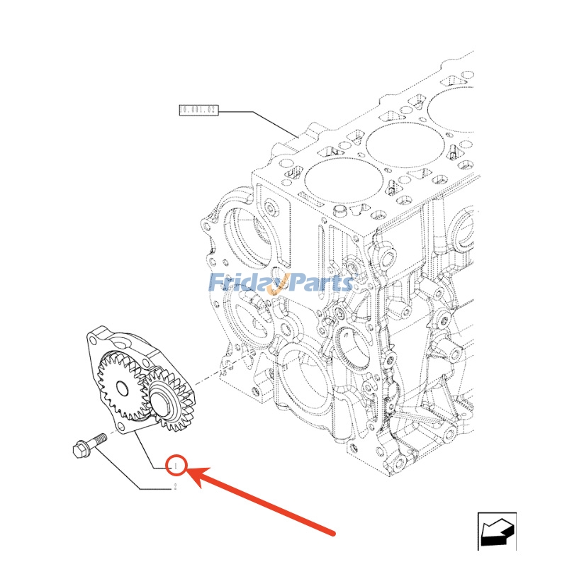 Oil Pump for Engine,Loader,Tractor