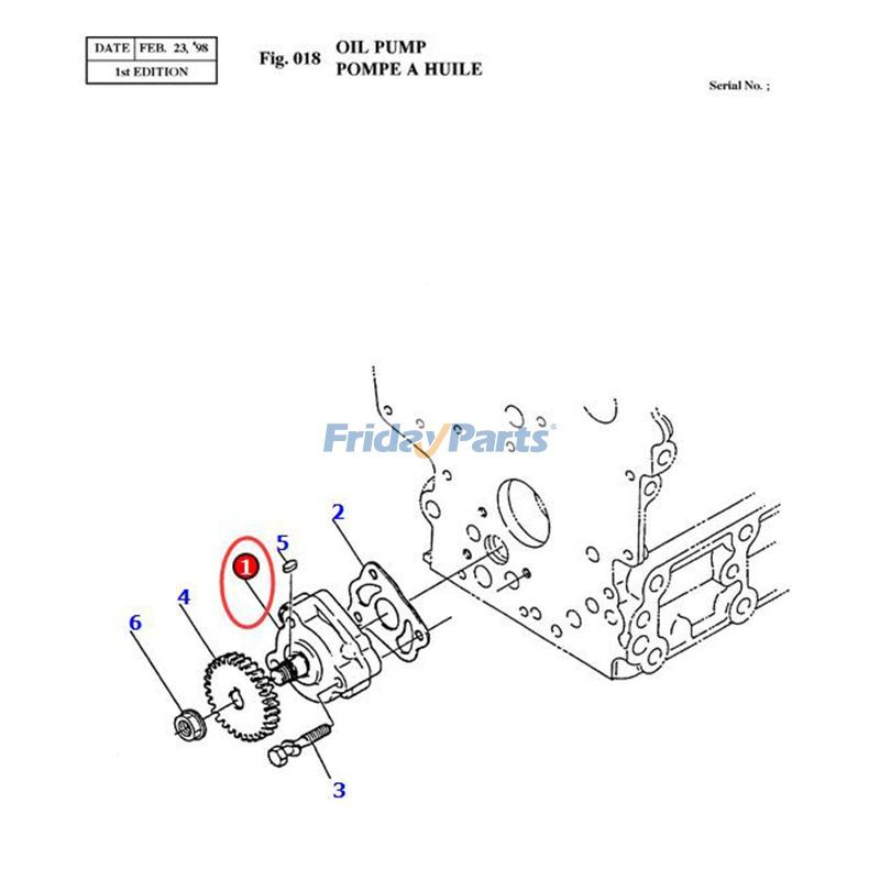  Oil Pump For BOBCAT