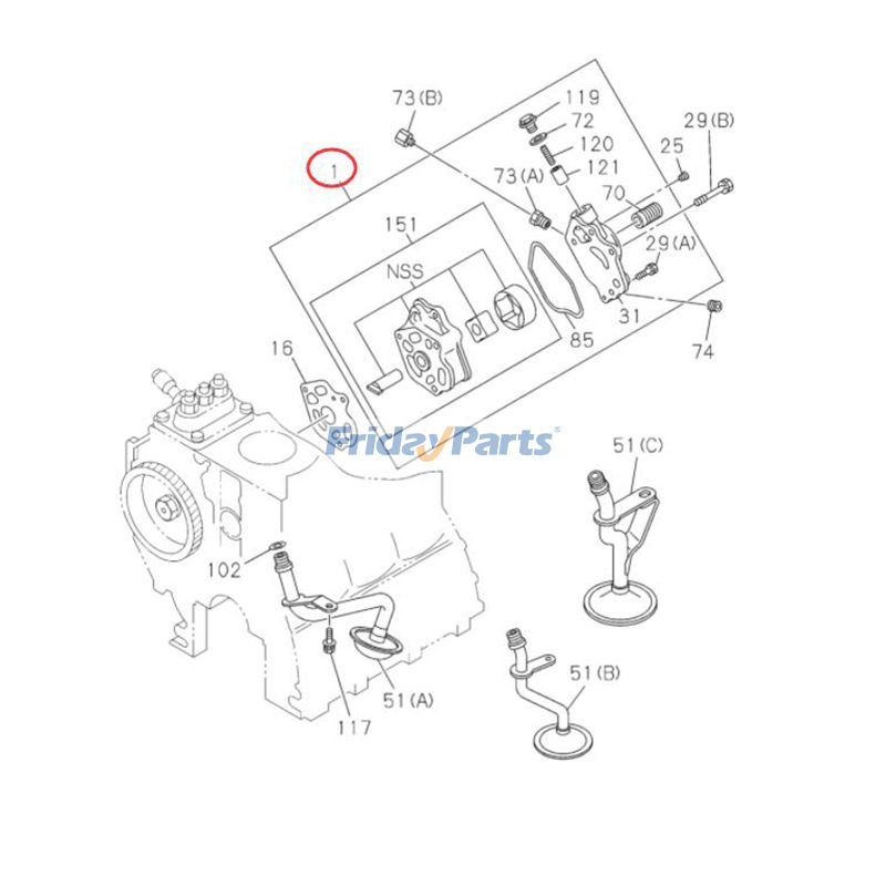 Oil Pump for Excavator