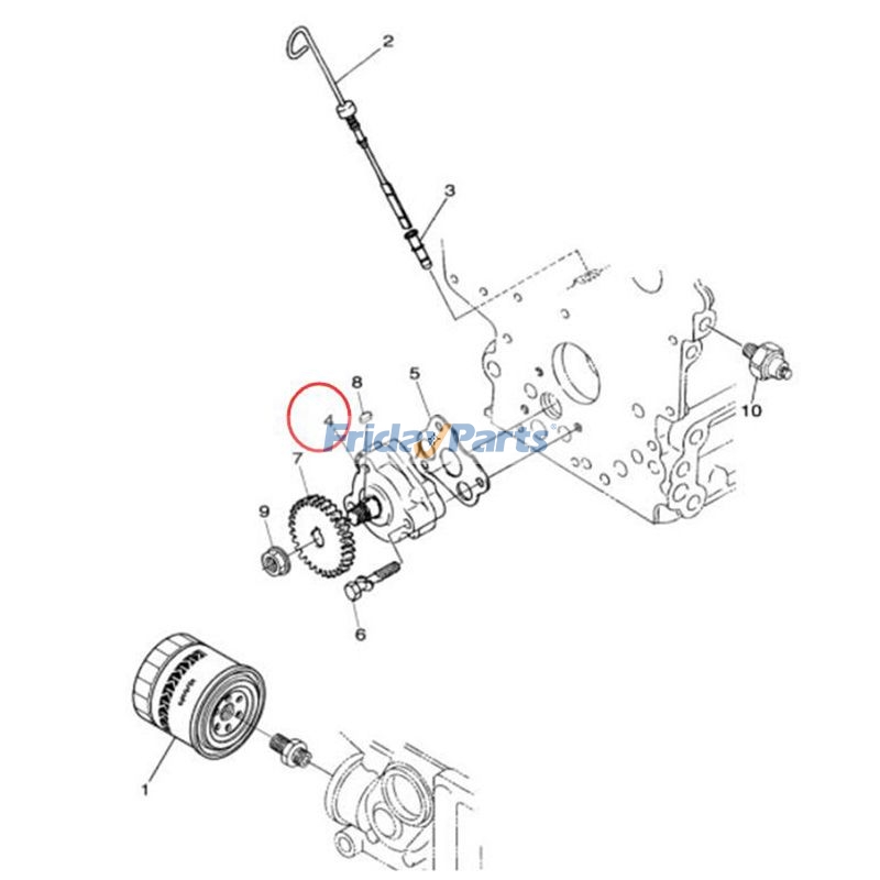 Pompe à huile de FridayParts