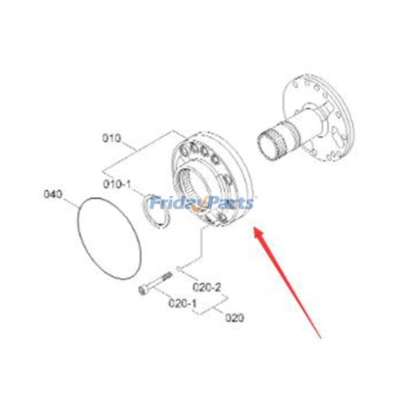 FridayParts Oil Pump Wheel