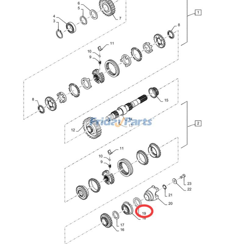 Retén de aceite 181123A1 para cargadora CASE 580L 580M 580N 580SL 580SN 580SLE 590L 590SM 590SN