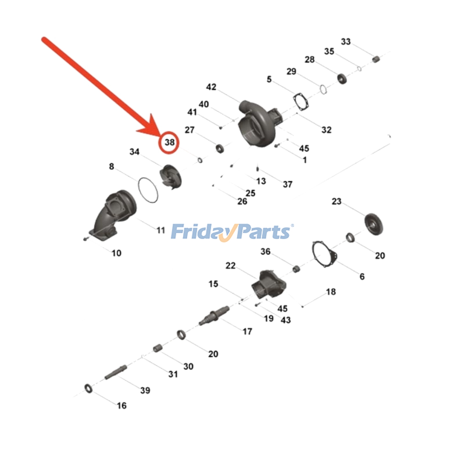 Joint d'huile pour Moteur Pour KOMATSU