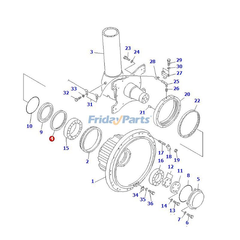 Retén de aceite 561-27-61910 para camión volquete Komatsu 330M HD785-5LC HD985-5 HD785-2 HD985-3 HD785-5 Para KOMATSU