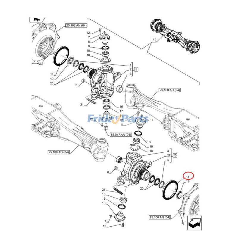 Compra Retén de aceite 87349641 para CASE 580N 580SN 580SNWT 580ST 580T 590SN 590ST en Fridayparts
