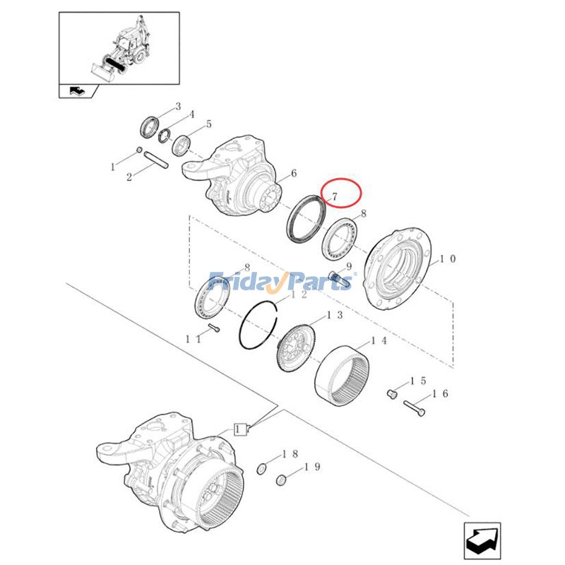 Oil Seal T7.210 TS6.110 TS6.120 For New Holland Tractor
