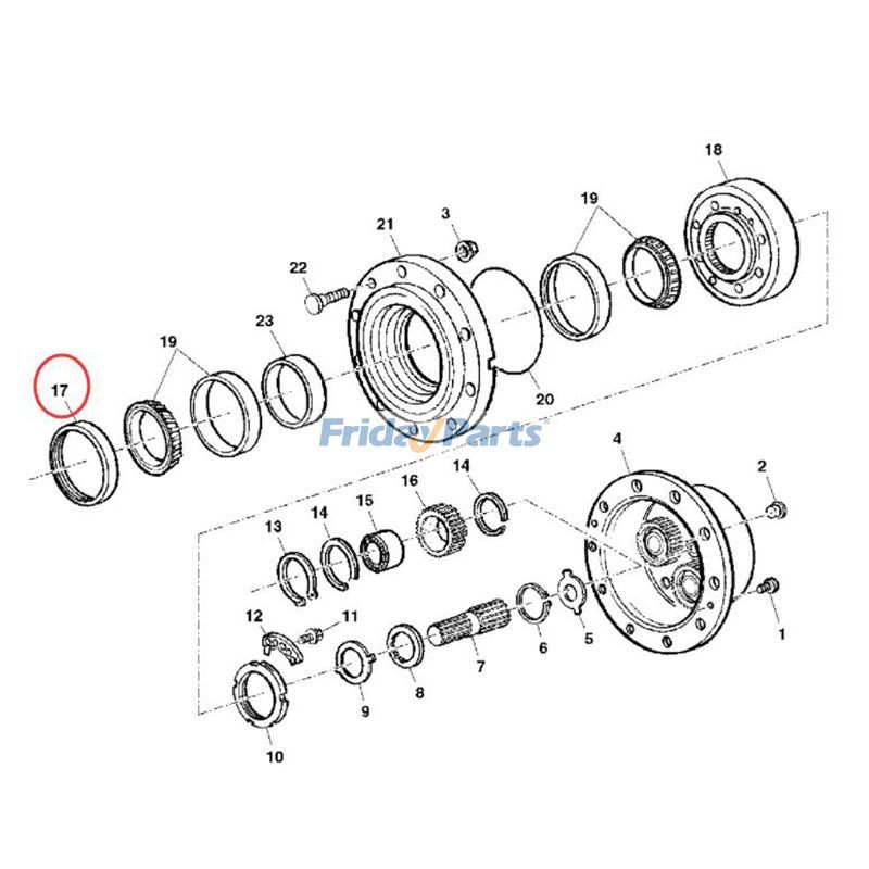 Compra Retén de aceite AL200971 para John Deere 5055E 5065E 5075E 5090E 6110E 6110J 6125E en Fridayparts