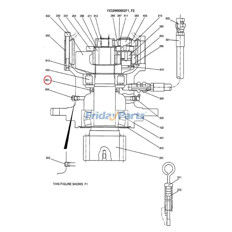 Compra Sello de aceite YX32W00002S801 para excavadora New Holland E115SR E135SR E135SRLC E135B EH130 E130 en Fridayparts
