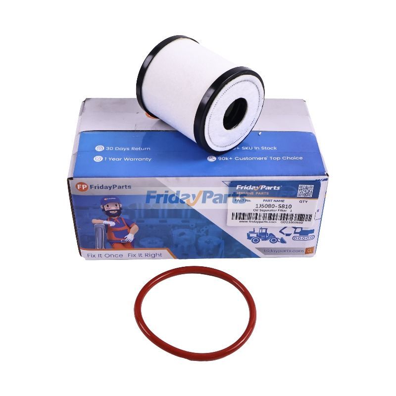 Oil Separator Filter 1J5080-5810 for Kubota Tractor M100GXDTC M110GXDTC M126GXDTC M6-111DTCC Loader SVL95-2SC SVL95-2S