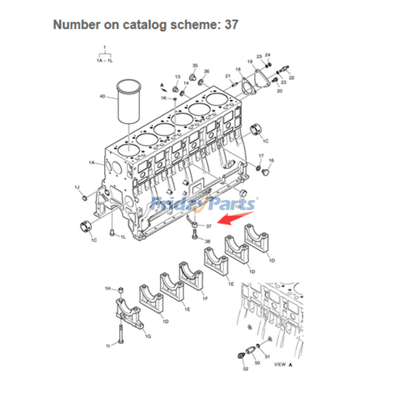 Oil Spray Nozzle Ass'y 65.01601-6003C 6501601-6003C 65-01601-6003C for Doosan DL250A DL300A DX300LCA SD300E SOLAR 300LC-7A SOLAR 300LC-V SOLAR 300LL