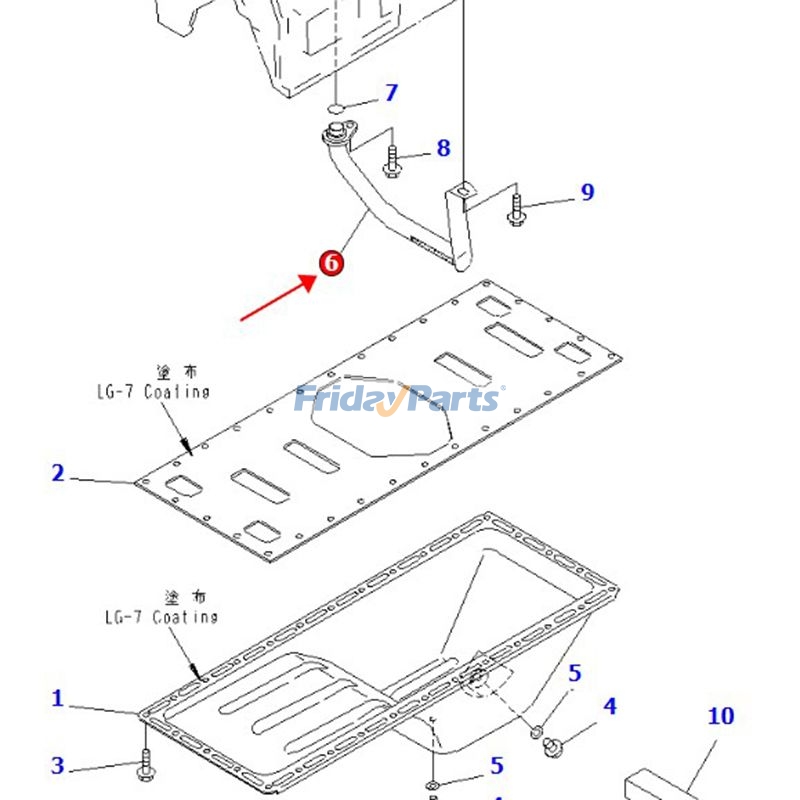 Oil Suction Tube for Engine