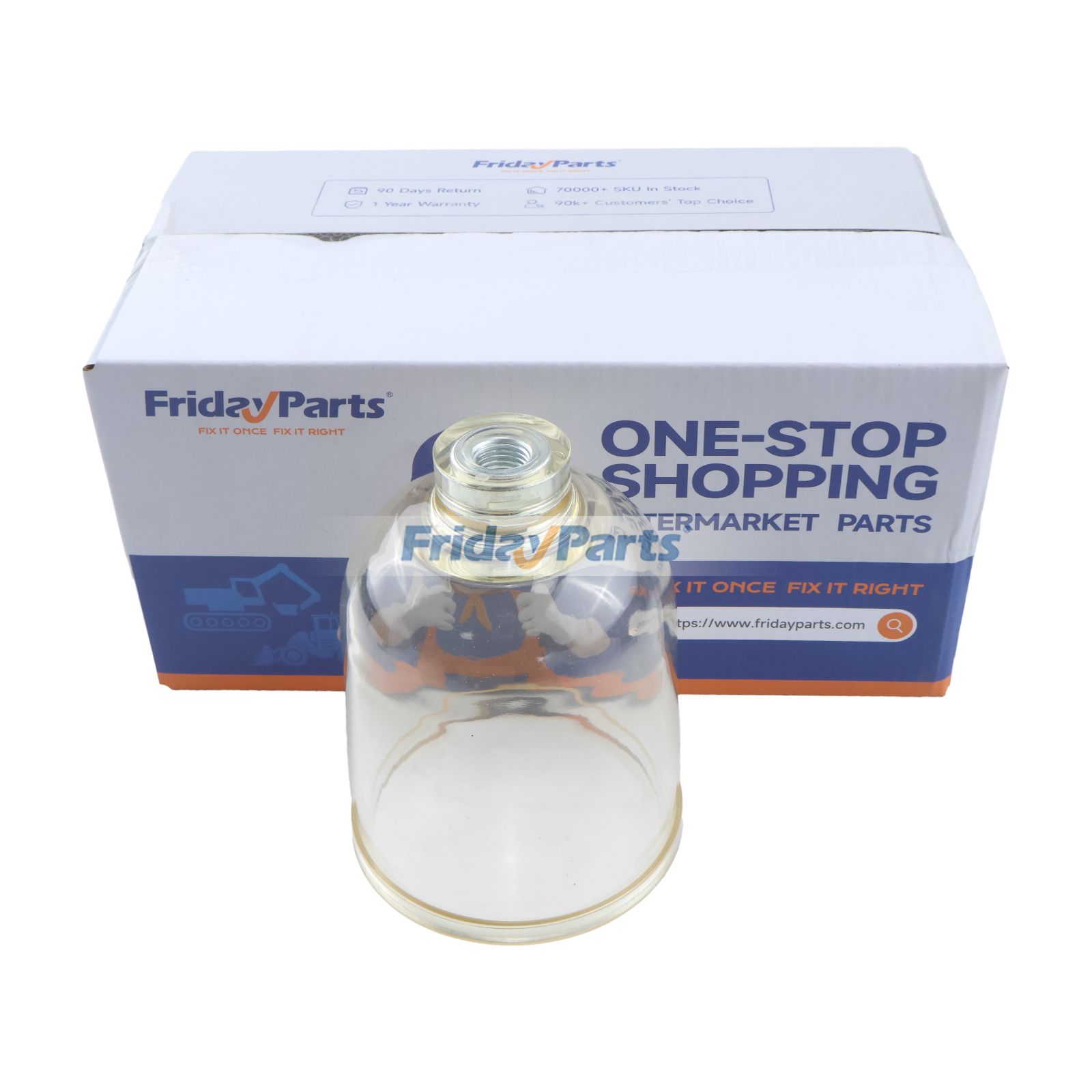 Öl-Wasser-Trennfilterbecher R281523 RE242329 für John Deere Motor 4045 6068 6081 6090 6135 Traktor 6155 7215 8320 9570 9870 8235R 6195M 6B-1404 7R250