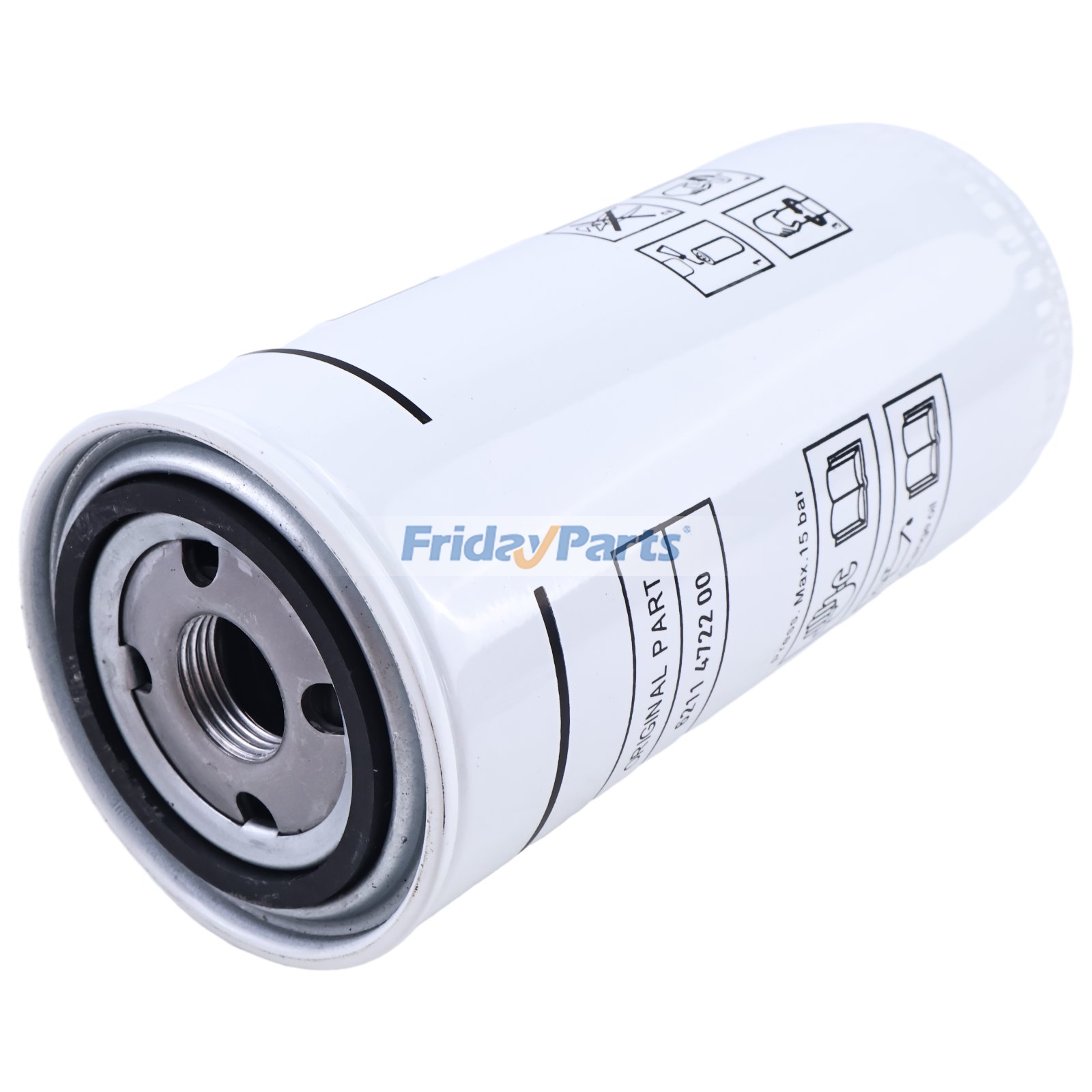 Filtro de aceite 1613-6105-01 1613-6105-00 para compresor de aire Atlas Copco XAS125 para Compresor de aire